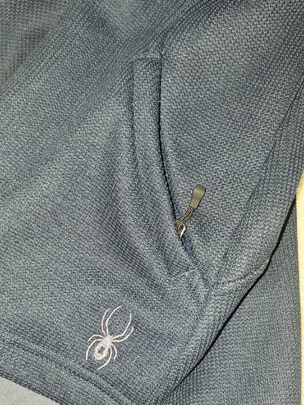 Spyder Navy and Gray Hooded Full-Zip Jacket - Picture 8 of 14